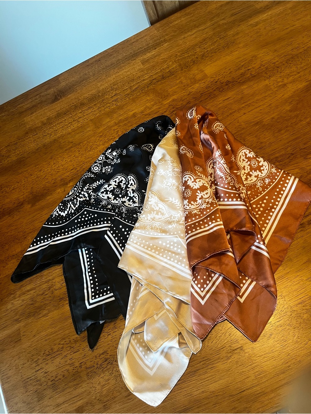 3 for 1!! Satin scarves